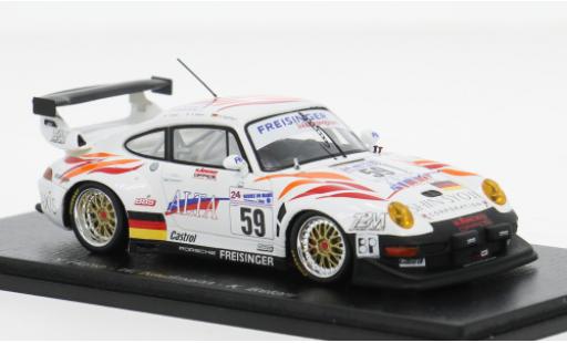 Porsche 996 GT2 1/43 Spark 911 24h Le Mans 2000 #59 Y.Hane/W.Kaufmann 1:43 miniature