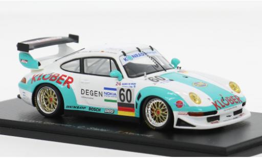 Porsche 996 GT2 1/43 Spark 911 24h Le Mans 2000 #60 J-V.Gartzen/C.Slater 1:43 miniature
