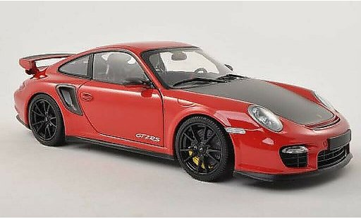 Porsche 911 GT2 1/18 Minichamps rouge/carbon 2011 miniature