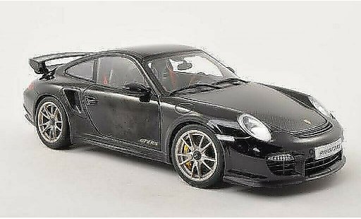 Porsche 911 GT2 1/18 Autoart noire/carbon 2010 miniature