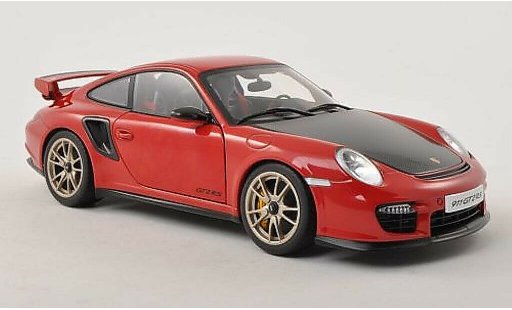 Porsche 911 GT2 1/18 Autoart rouge/carbon miniature