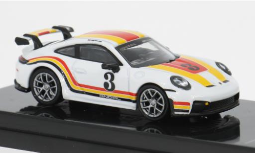 Porsche 992 GT3 1/64 Para64 911 (.2) blanche/Dekor 2025 1:64 miniature
