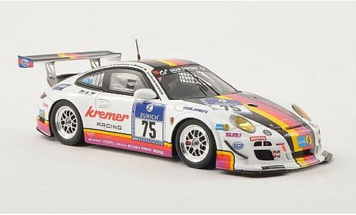Porsche 911 GT3 CUP 1/43 Spark No.75 Kremer Racing 24h ADAC Nurburgring 2013 /M.Kalandrik miniature