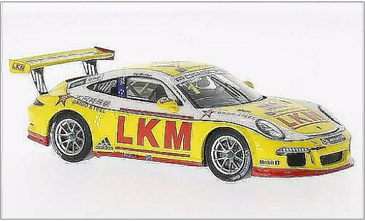Porsche 911 GT3 Cup 1/43 Spark No.1 LKM PCCA 2014 miniature