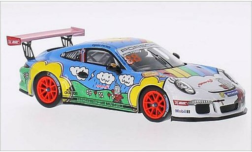 Porsche 911 GT3 Cup 1/43 Spark No.88 y Carrera Asia Singapur 2015 miniature