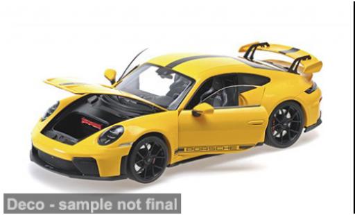 Porsche 911 1/18 Minichamps GT3 jaune 2025 1:18 miniature