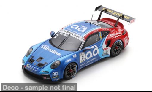 Porsche 911 1/43 Spark GT3 Carrera Cup Scandinavia 2024 #2 L.Sundahl 1:43 miniature