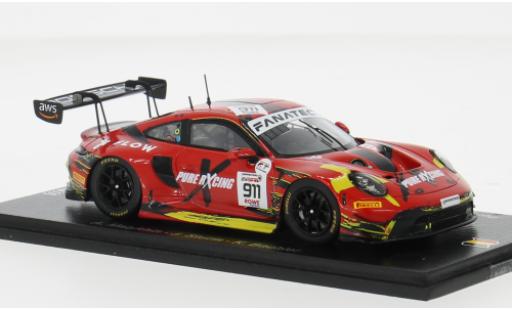 Miniature Porsche 992 GT3 R 1/43 Spark 911 ( #911 1:43 Porsche 992 GT3 R 1/43 Spark 911 ( #911 1:43 miniature