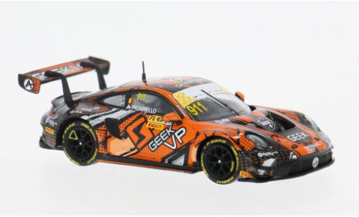 Porsche 992 GT3 R 1/64 Spark 911  Fia GT World Cup GT Cup Macau 2024 #911 A.Picariello 1:64 miniature