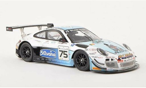 Porsche 911 GT3 1/43 Spark R No.75 24h Spa 2013 /M.Soulet miniature