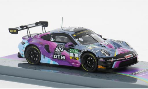 Porsche 911 1/64 Tarmac Works GT3 R DTM-Saison 2023 T.Heinemann 1:64 miniature