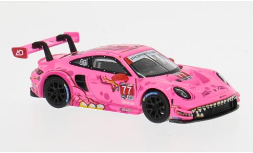 Porsche 911 1/64 Mini GT GT3 R IMSA Road America 2024 AO Racing #77 1:64 miniature
