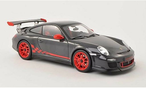 Porsche 911 GT3 1/18 Autoart 3.8 grise/rouge 2010 miniature