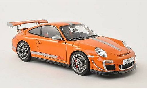 Porsche 911 GT3 1/18 Autoart 4.0 orange/grise 2011 miniature