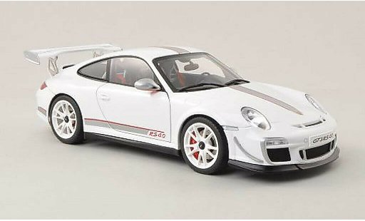 Porsche 911 GT3 1/18 Autoart 4.0 blanche/grise 2011 miniature