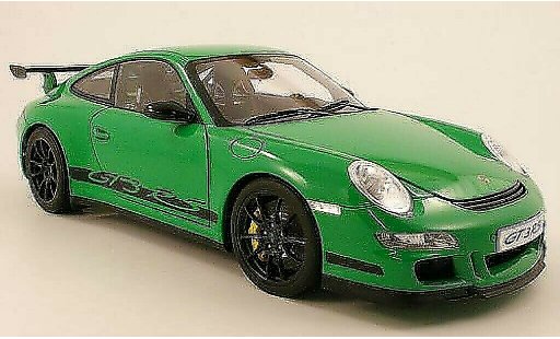 Porsche 911 GT3 1/12 Autoart verte/noire 2006 miniature
