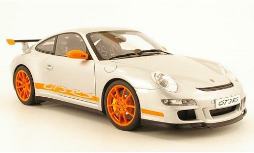 Porsche 911 GT3 1/12 Autoart grise/orange 2006 miniature