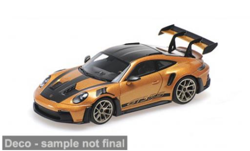 Porsche 911 1/43 Minichamps GT3 RS gold/noire 2024 1:43 miniature