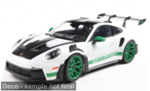 Porsche 911 1/18 Solido GT3 RS blanche/verte 2024 1:18
