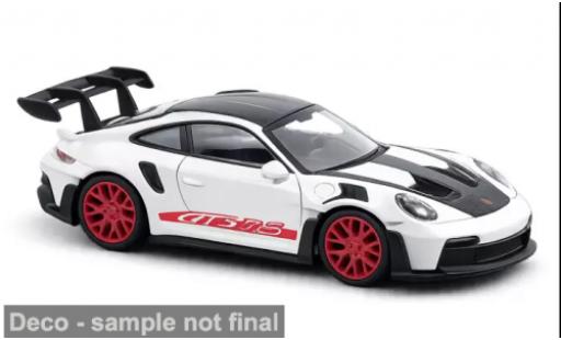 Porsche 911 1/43 Norev GT3 RS blanche/noire 2022 1:43 miniature