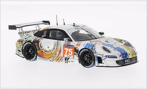 Porsche 911 GT3 1/43 Spark R No.75 Prospeed Competition Le Mans 24h Le Mans 2014 /M.Palttala miniature