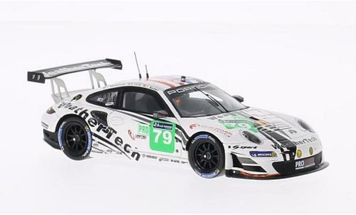 Porsche 911 GT3 1/43 Spark R No.79 Prospeed Competition 24h Le Mans 2014 /J.Bleekemolen miniature