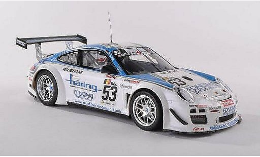 Porsche 911 GT3 1/18 Minichamps GT3R No.53 Muhlner Motorsport 24h Spa 2010 /Haring miniature
