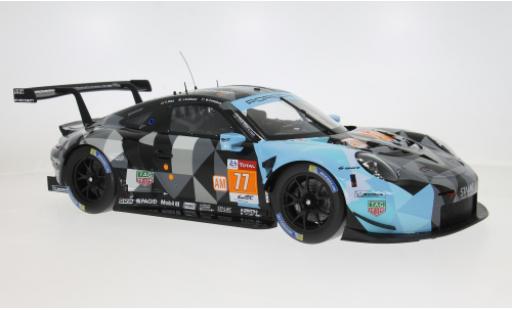 Porsche 991 RSR 1/12 IXO 911 24h Le Mans 2018 Dempsey Prougeon Racing #77 M.Campbell/J.Andlauer 1:12 miniature