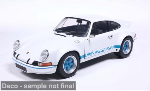 Porsche 911 1/18 Solido RSR blanche/bleue 1973 1:18 miniature