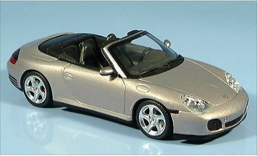 Porsche 911 S 1/43 Minichamps S4 Cabriolet metallise grise CA 2003 miniature