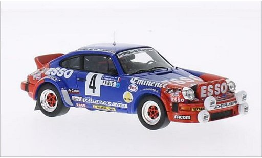Porsche 911 SC 1/43 Spark No.4 Almeras Esso Rallye WM Rallye Monte-Carlo 1982 miniature