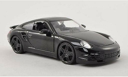 Porsche 911 S 1/24 Jada Toys noire 2007 miniature