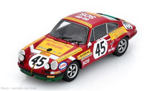 Porsche 911 1/43 Spark ST 2.5 24h Le Mans 1972 #45 D.Bardini/Lee Banner 1:43 miniature