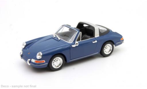 Porsche 911 1/24 Welly Targa bleue 1:24