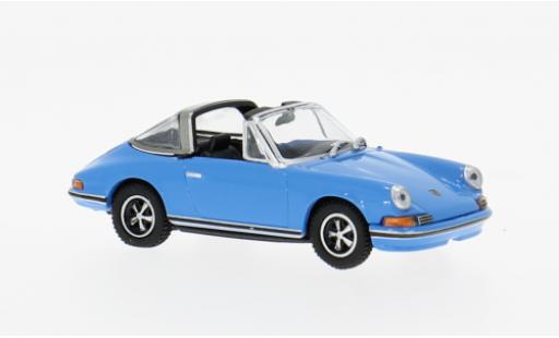 Porsche 911 1/87 Minichamps Targa bleue 1972 1:87 miniature