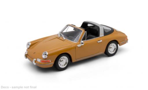 Porsche 911 1/24 Welly Targa jaune 1:24