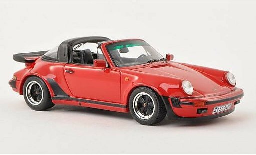 Porsche 911 Turbo 1/43 Spark 3.3 Targa rouge 1989 miniature