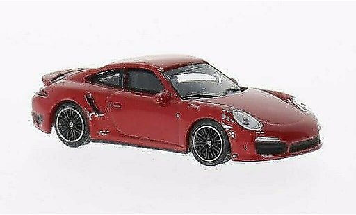 Porsche 911 Turbo 1/64 Schuco rouge miniature