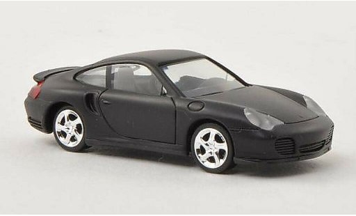Porsche 911 Turbo 1/87 Herpa mat-noire miniature