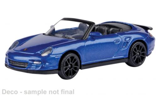 Porsche 911 1/43 Motormax Turbo bleue 1:43 miniature