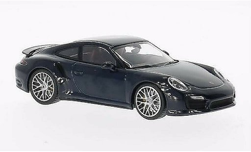 Porsche 911 Turbo S 1/43 Minichamps bleu 2013 miniature