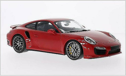 Porsche 911 Turbo S 1/18 Minichamps rouge 2013 miniature
