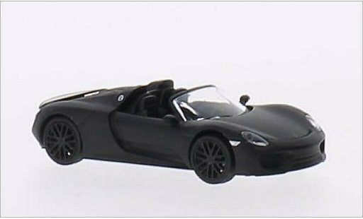 Porsche 918 Base 1/87 Schuco Spyder mat-noire miniature
