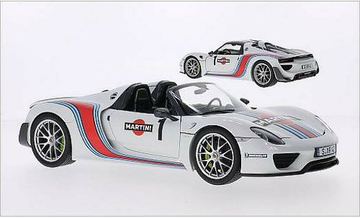 Porsche 918 Martini 1/18 Minichamps Spyder blanche/Dekor 2013 miniature