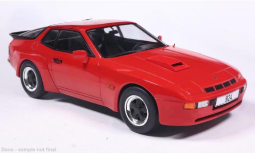 Porsche 924 1/18 MCG Carrera GT rouge/Dekor 1981 1:18 miniature