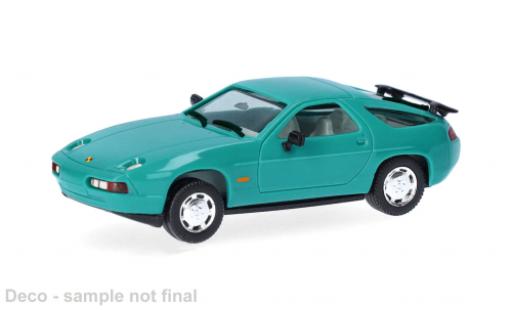 Porsche 928 1/87 Herpa S4 turquoise 1:87 miniature