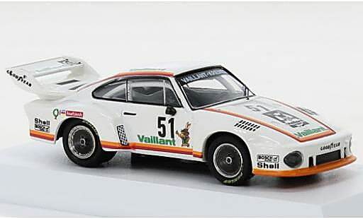 Miniature Porsche 935 1977 /77 DRM Bergischer L&Atilde;&para;we Zolder Kremer Racing Vaillant #51 B.Wollek 1/64 Tarmac Works