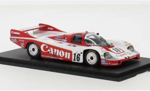 Miniature Porsche 956 1/43 Spark #16 1:43 Porsche 956 1/43 Spark #16 1:43 miniature