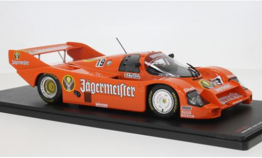 Porsche 956 1984 1/18 Werk83 K 1000 Km Imola J&auml;germeister #19 S.Bellof/H-J.Stuck 1:18 miniature