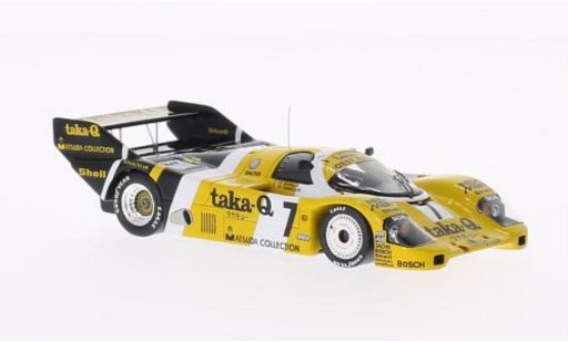 Porsche 956 1986 1/43 Spark No.7 Taka-Q 1000km Fuji /P.Ghinzani miniature